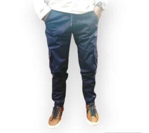 Man Blue Cargo Trouser